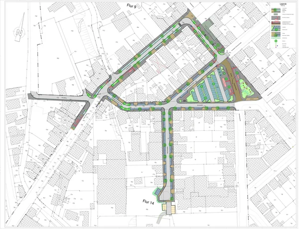 Lageplan Engelbertplatz und Lange Wende