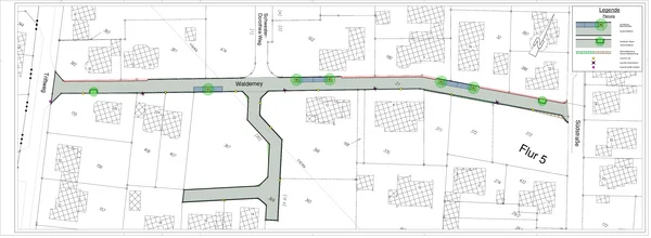 Lageplan Waldemey zwischen Triftweg und Südstraße